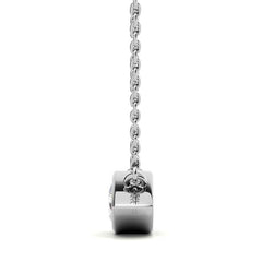 Marquise Bezel Moissanite Pendant