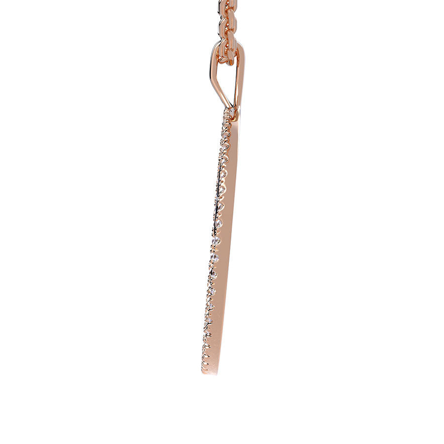 Sagittarius Zodiac Diamond Medallion Pendant