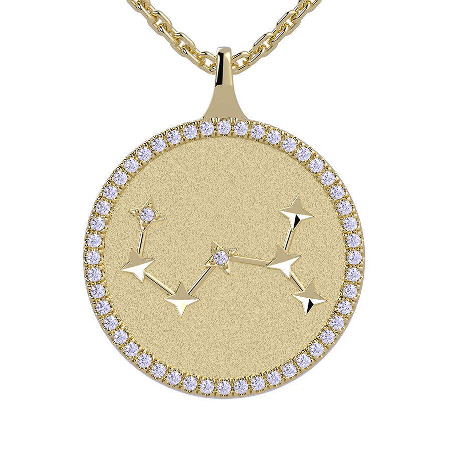 Scorpio Zodiac Diamond Constellation Pendant