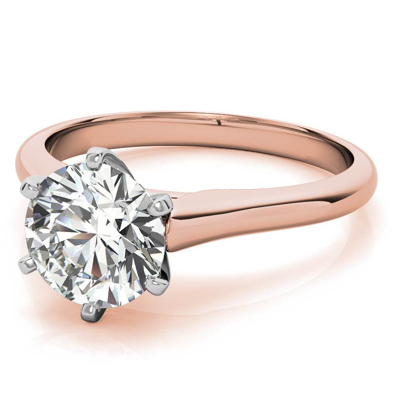 Cathedral Moissanite Solitaire Ring Setting