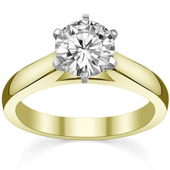 3.5mm Princess Cathedral Moissanite Solitaire Setting; 14k / Platinum