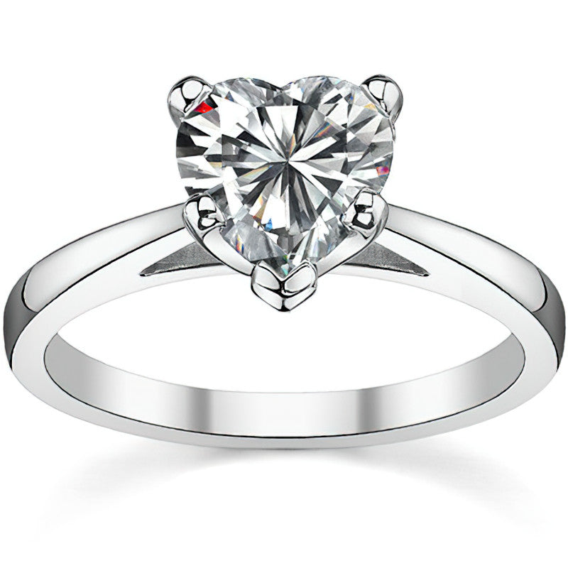 Cathedral Moissanite Solitaire Setting 14k