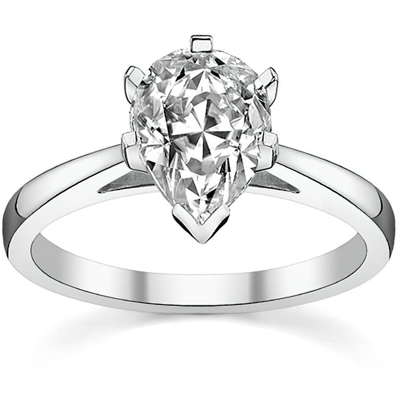 Cathedral Moissanite Solitaire Setting 14k