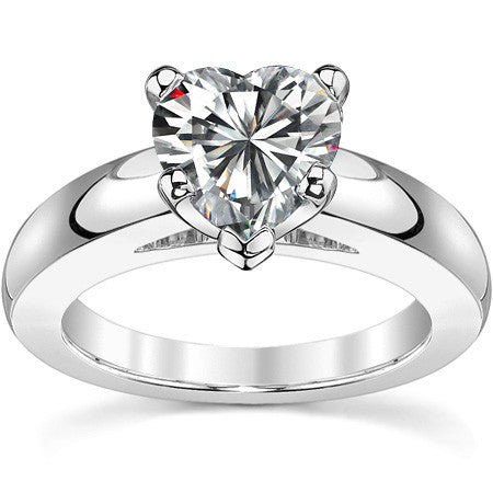 4mm Cathedral Moissanite Solitaire Setting