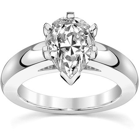 4mm Cathedral Moissanite Solitaire Setting