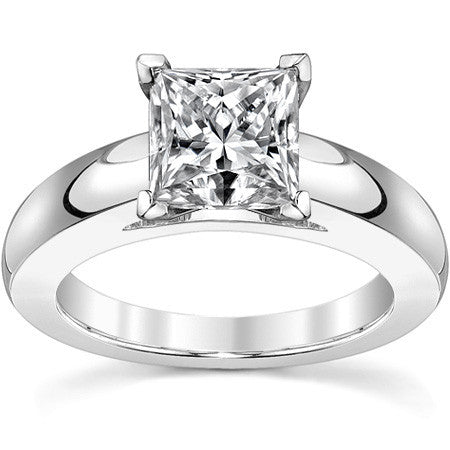 4mm Cathedral Moissanite Solitaire Setting