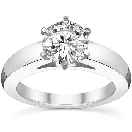 4mm Cathedral Moissanite Solitaire Setting