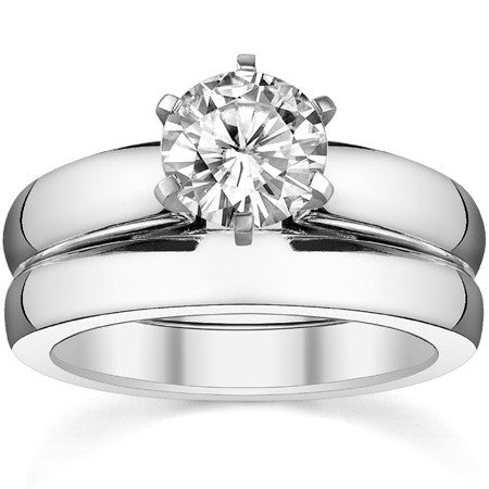 4mm Cathedral Moissanite Solitaire Setting