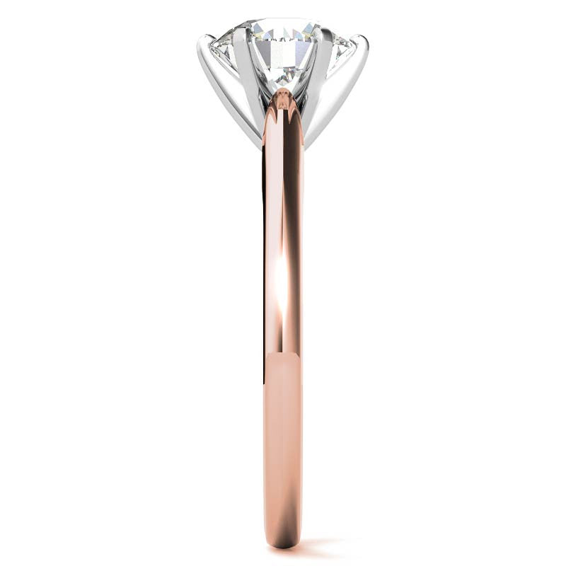 Cathedral Moissanite Solitaire Ring Setting