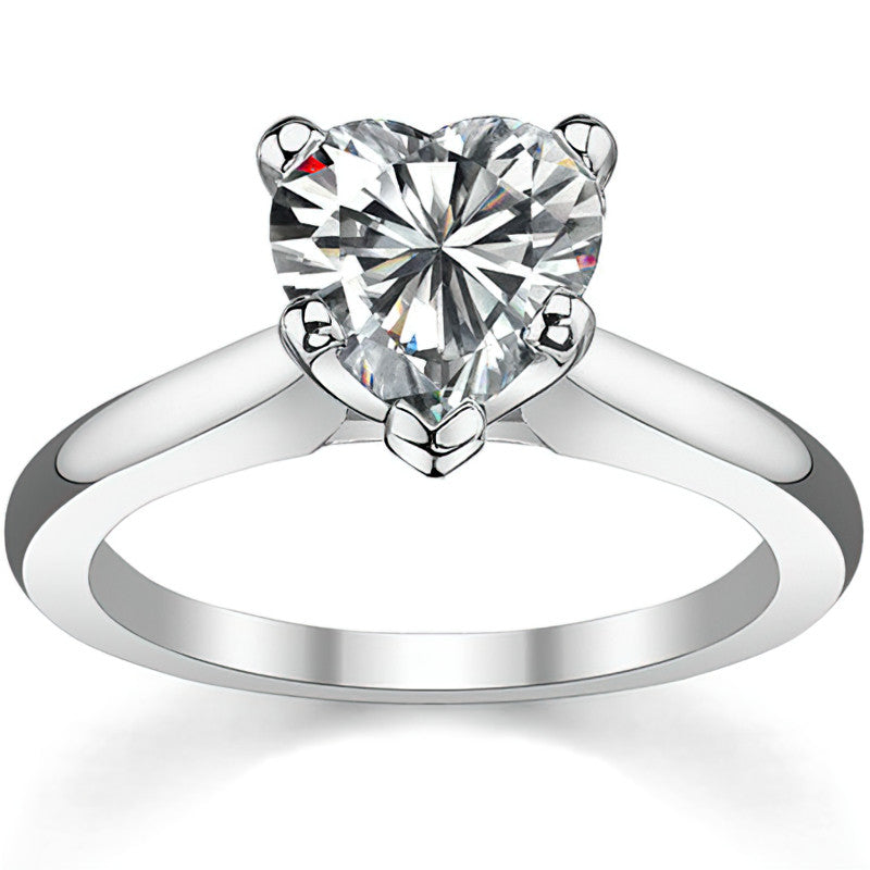 Cathedral Moissanite Solitaire Ring Setting