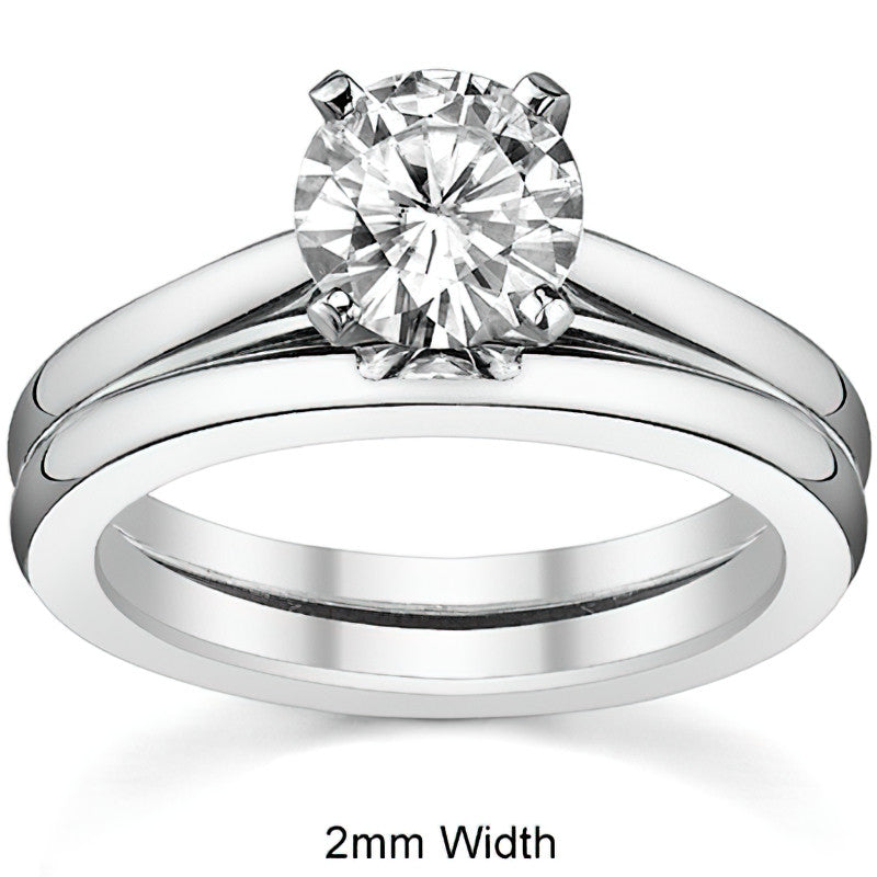 Cathedral Moissanite Solitaire Ring Setting
