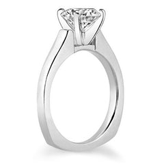 Square Shank Moissanite Solitaire Setting