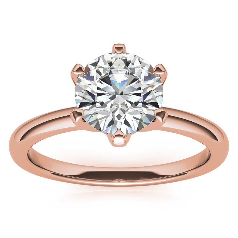 Round Solitaire Ring (2mm)