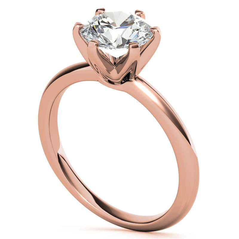 Round Solitaire Ring (2mm)