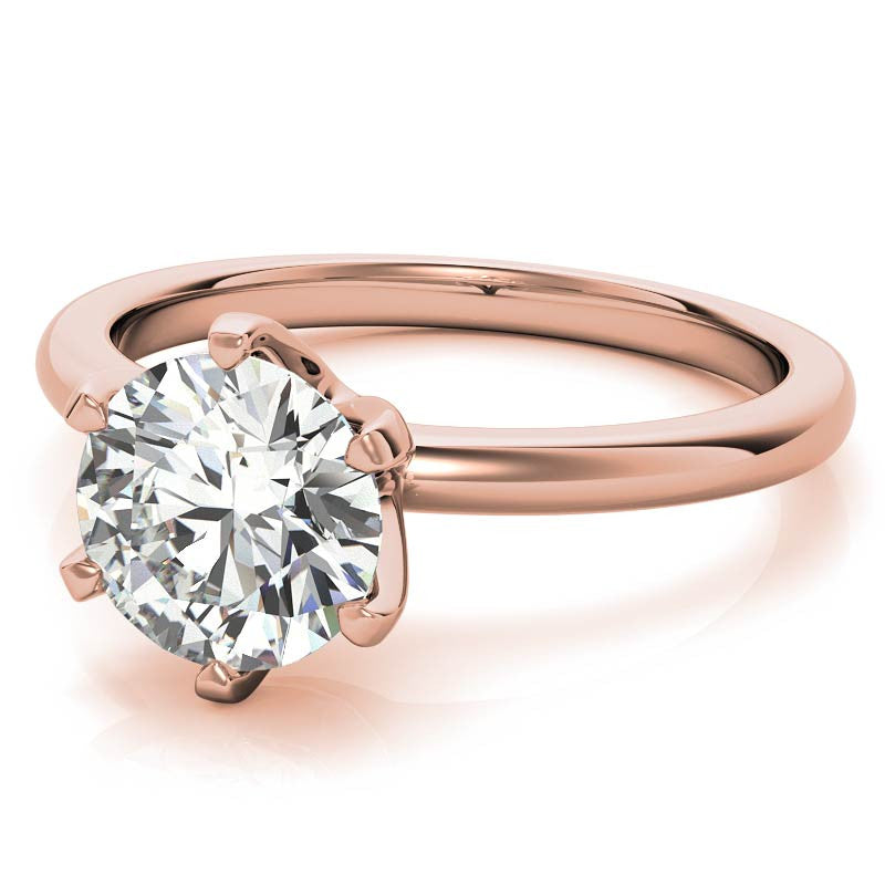 Round Solitaire Ring (2mm)