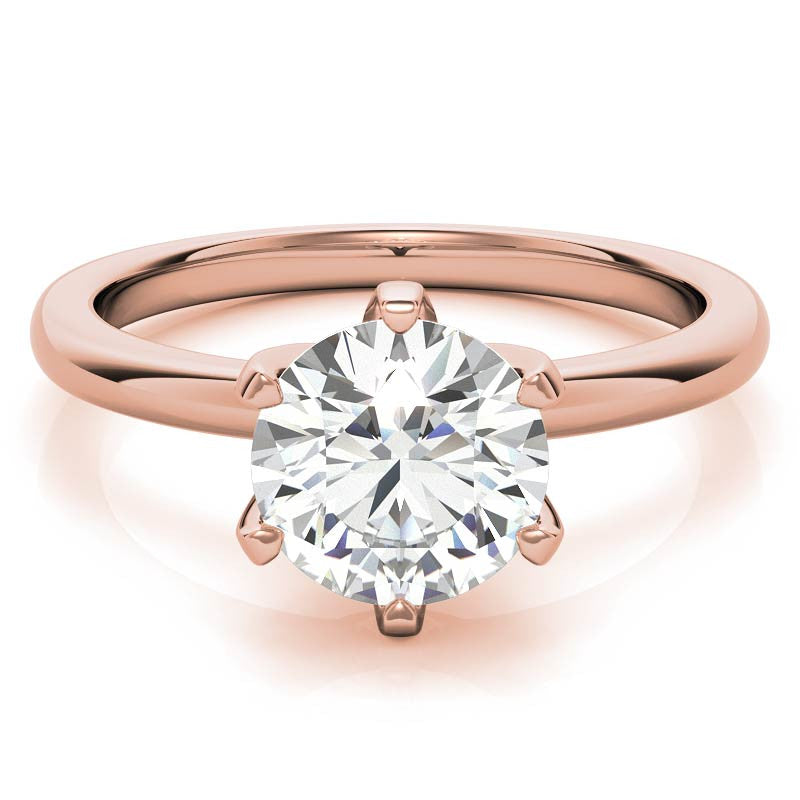 Round Solitaire Ring (2mm)