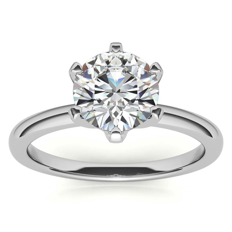 Round Solitaire Ring (2mm)