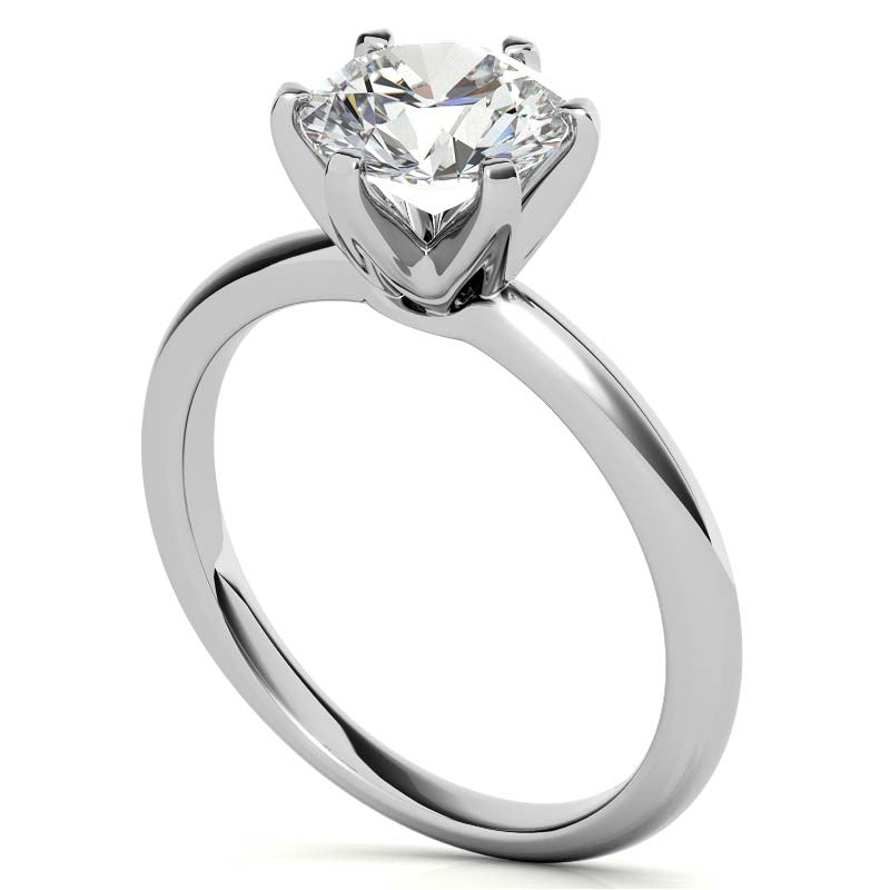 Round Solitaire Ring (2mm)