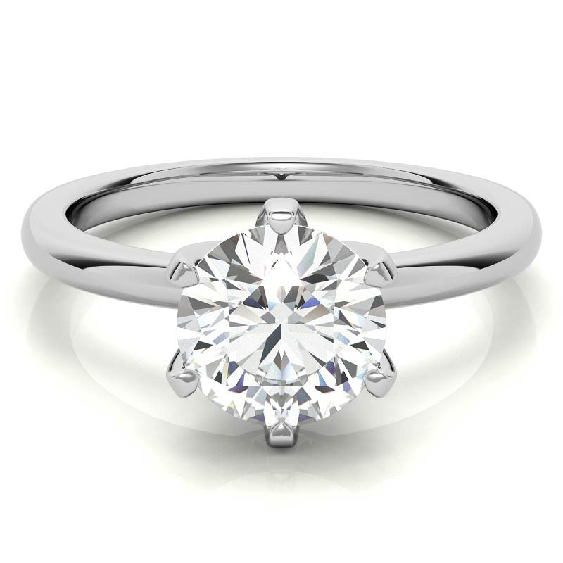 Round Solitaire Ring (2mm)