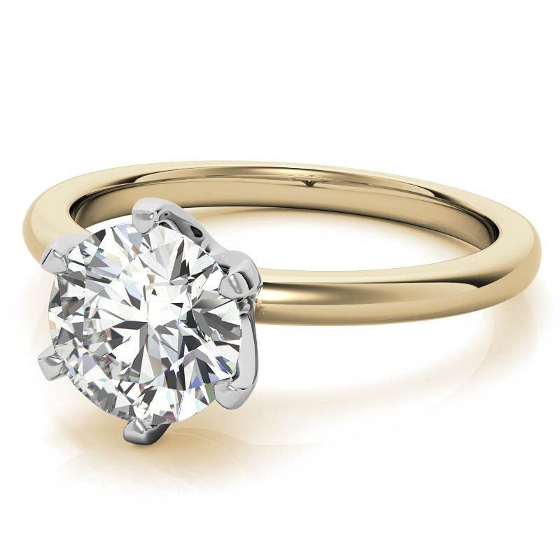 Round Solitaire Ring (2mm)