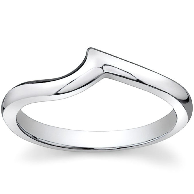 Round Half Bezel Bypass Moissanite Solitaire Ring