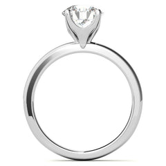 Novo Round Brilliant Moissanite Solitaire Ring