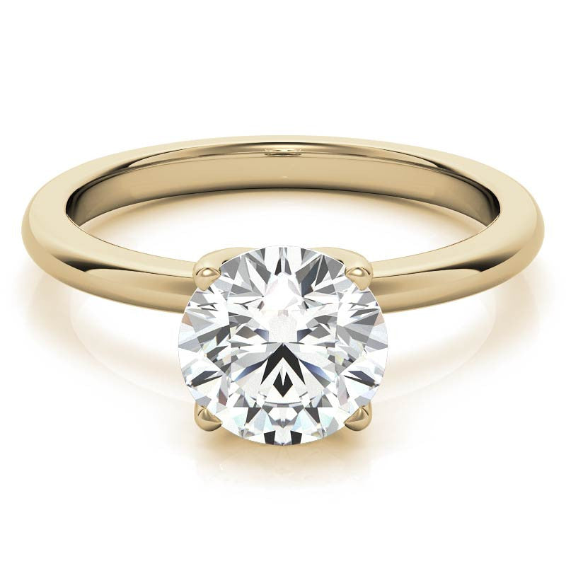 Novo Round Brilliant Moissanite Solitaire Ring