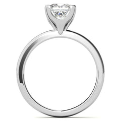 Novo Princess cut Moissanite Solitaire Ring