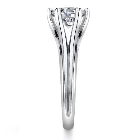 Round Brilliant Moissanite 6-Prong Solitaire Ring