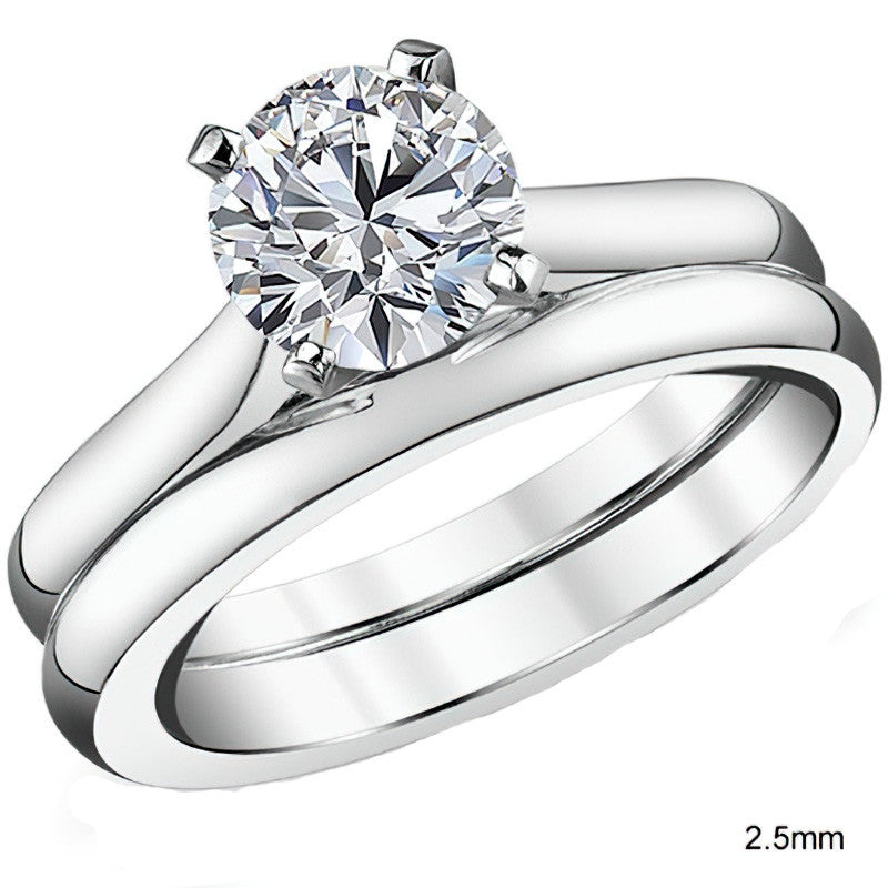 Cathedral Moissanite Solitaire Setting