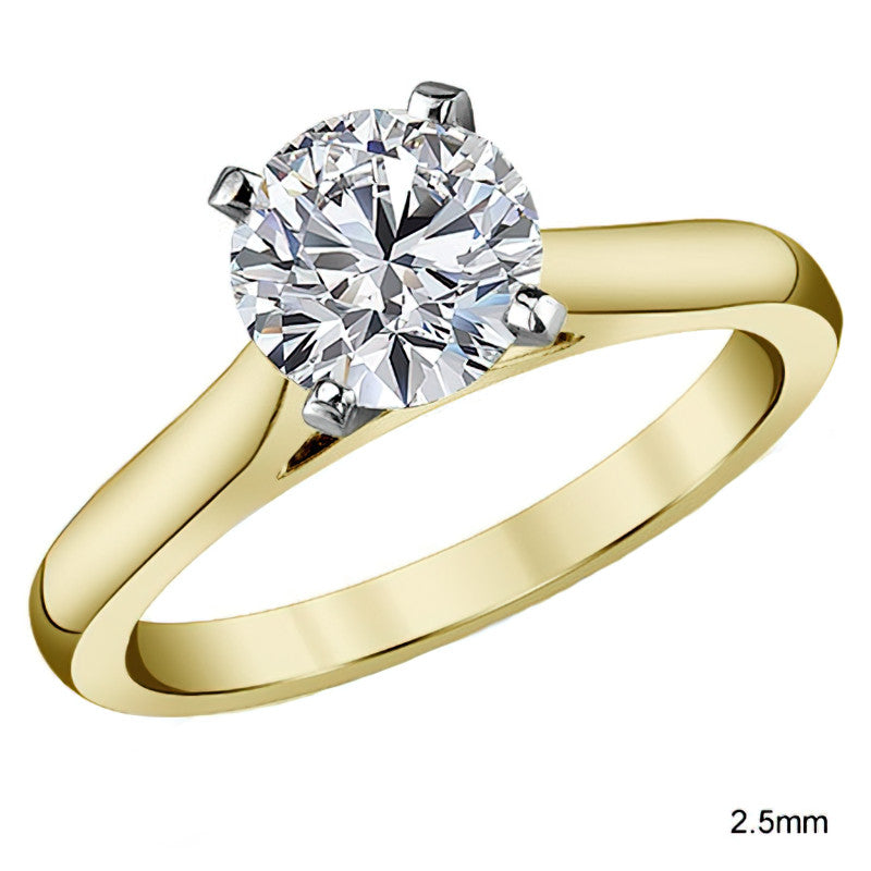 Cathedral Moissanite Solitaire Setting