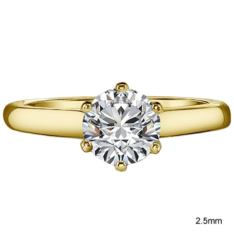 Cathedral Moissanite Solitaire Setting