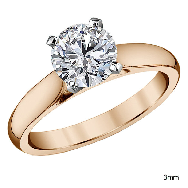 Cathedral Moissanite Solitaire Setting