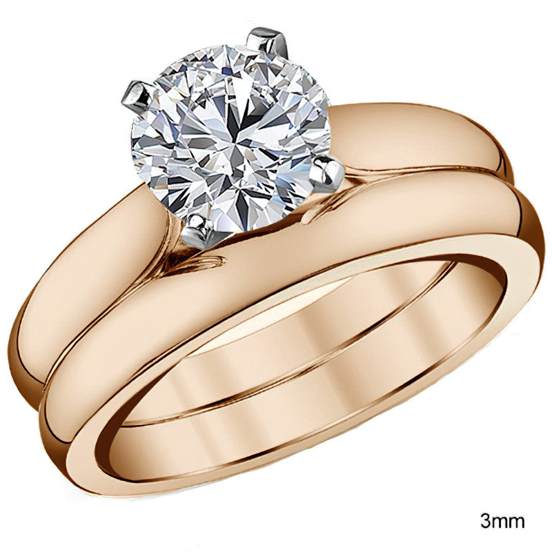 Cathedral Moissanite Solitaire Setting