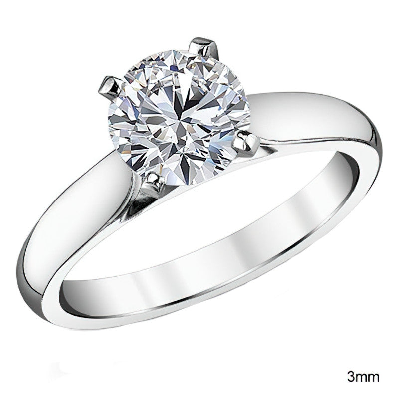 Cathedral Moissanite Solitaire Setting