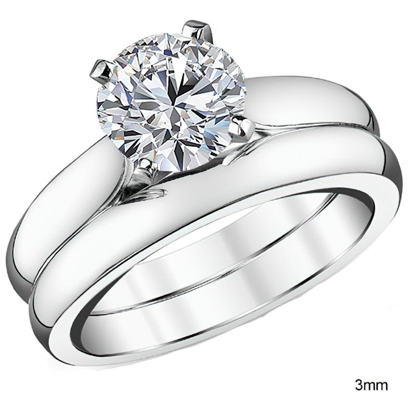 Cathedral Moissanite Solitaire Setting