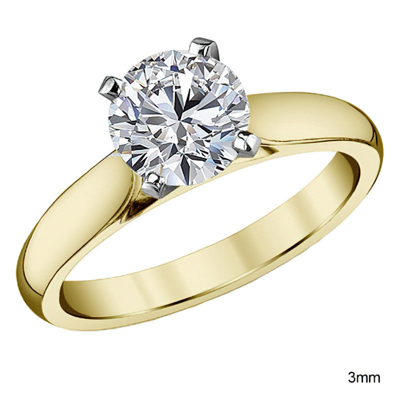 Cathedral Moissanite Solitaire Setting