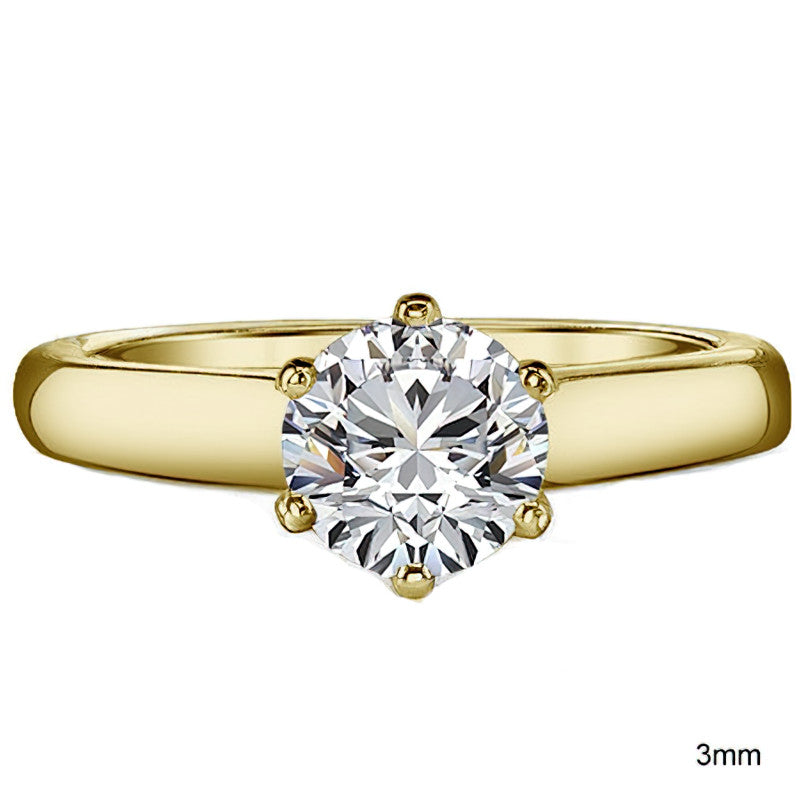 Cathedral Moissanite Solitaire Setting