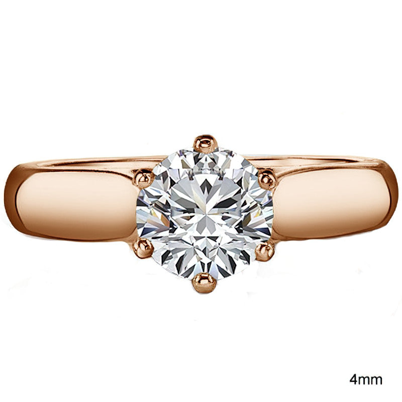 Cathedral Moissanite Solitaire Setting
