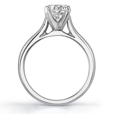Cathedral Moissanite Solitaire Setting