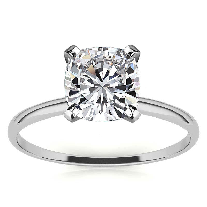 Petite Moissanite Solitaire Ring (1.5mm)