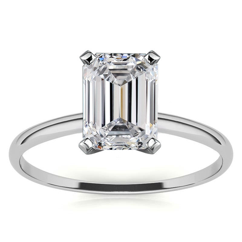 Petite Moissanite Solitaire Ring (1.5mm)