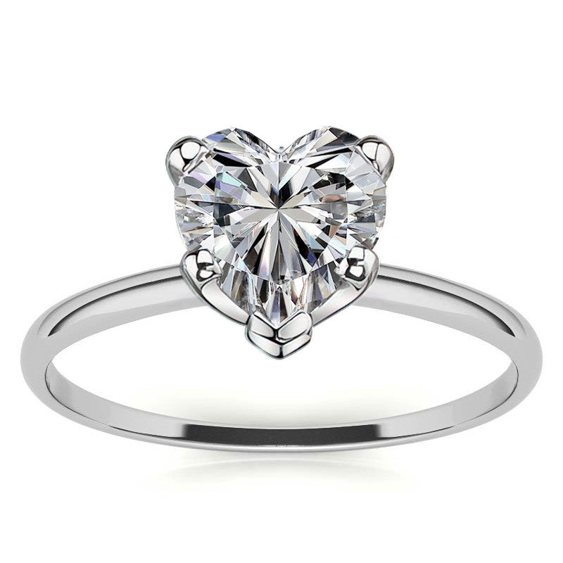 Petite Moissanite Solitaire Ring (1.5mm)