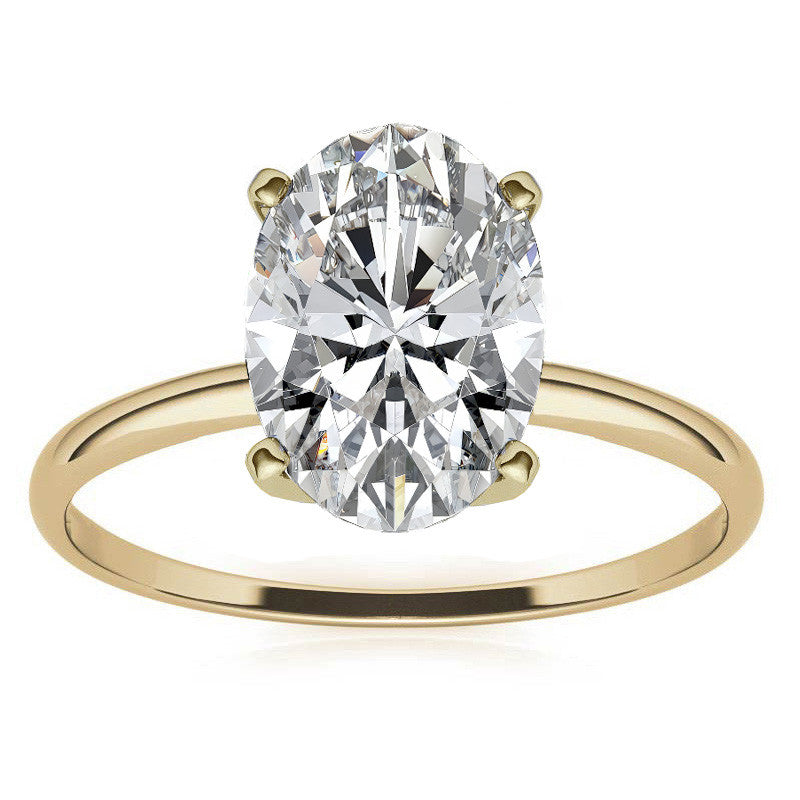 Petite Moissanite Solitaire Ring (1.5mm)