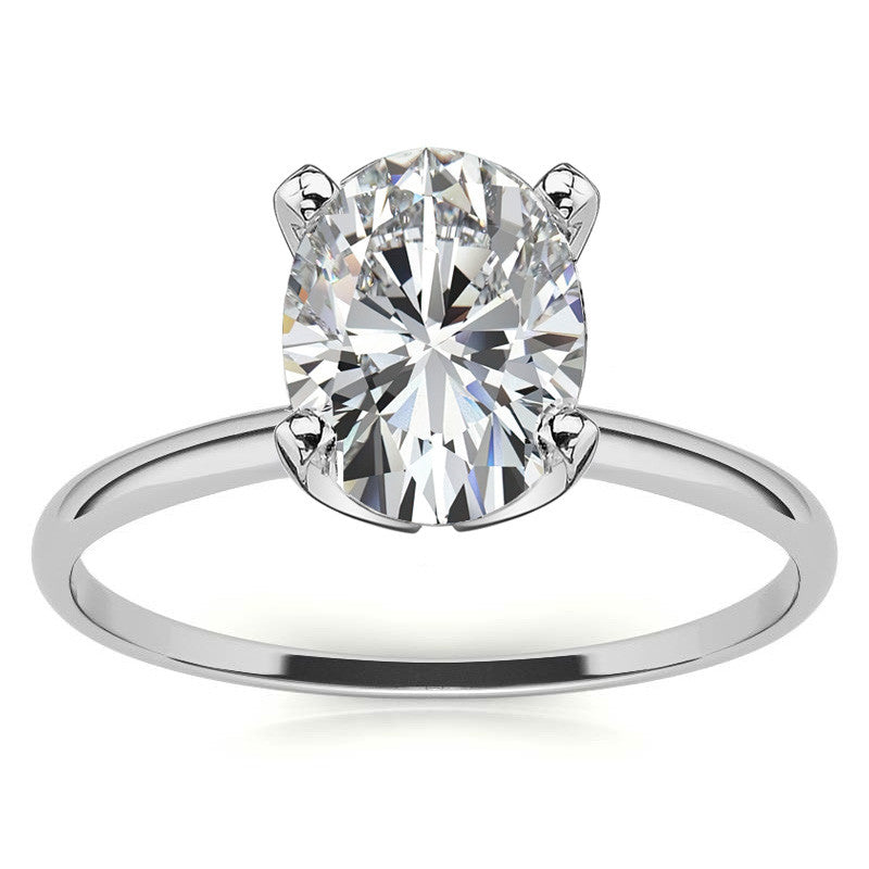 Petite Moissanite Solitaire Ring (1.5mm)