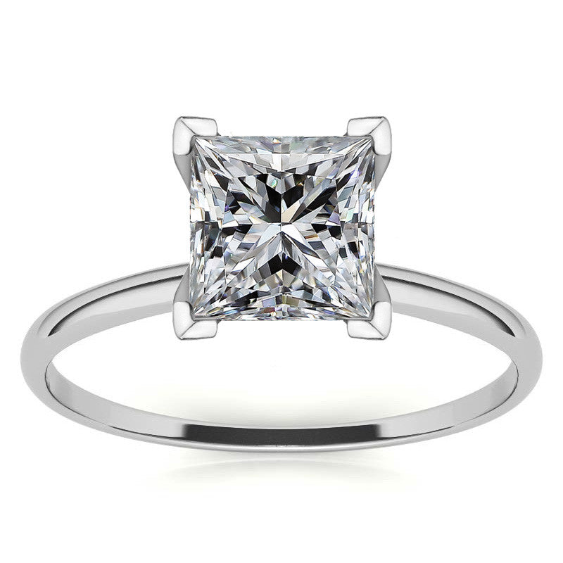 Petite Moissanite Solitaire Ring (1.5mm)