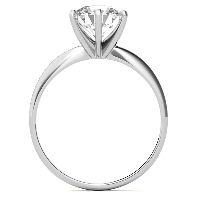 Petite Moissanite Solitaire Ring (1.5mm)