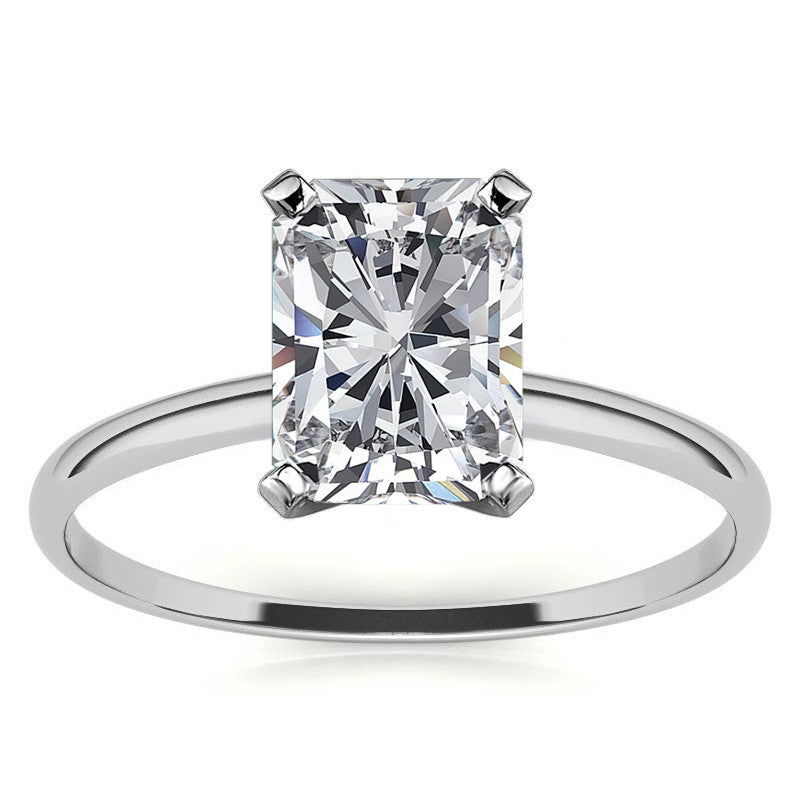 Petite Moissanite Solitaire Ring (1.5mm)