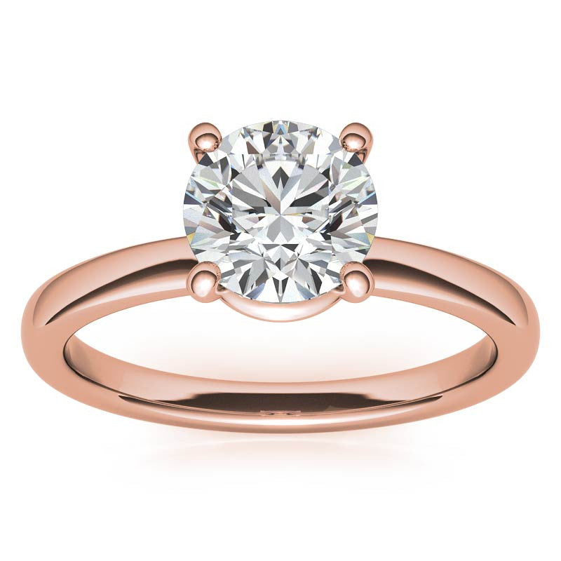 Round Brilliant Moissanite Solitaire Ring
