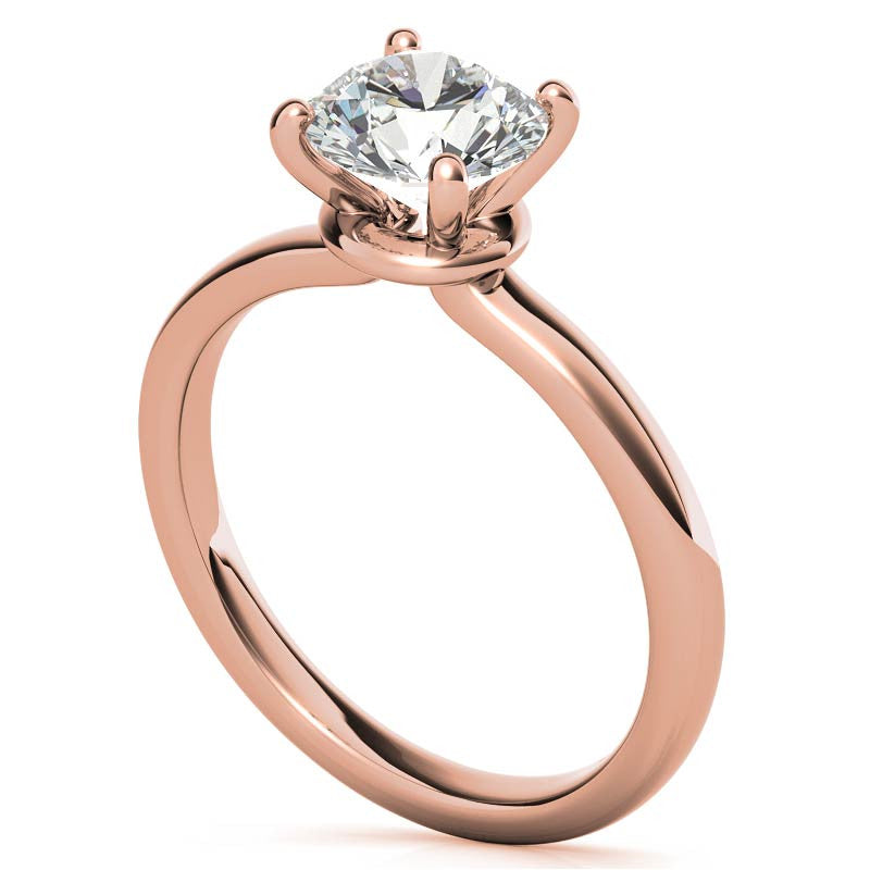 Round Brilliant Moissanite Solitaire Ring